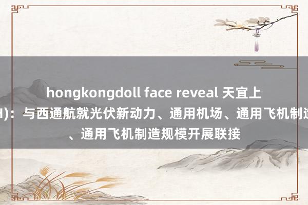 hongkongdoll face reveal 天宜上佳(688033.SH)：与西通航就光伏新动力、通用机场、通用飞机制造规模开展联接