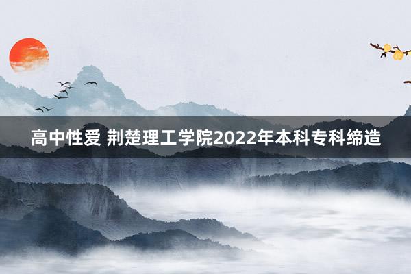 高中性爱 荆楚理工学院2022年本科专科缔造