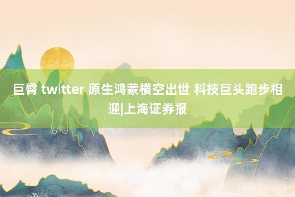 巨臀 twitter 原生鸿蒙横空出世 科技巨头跑步相迎|上海证券报