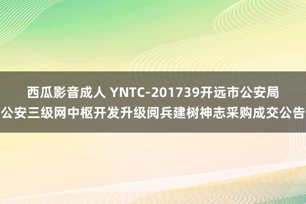 西瓜影音成人 YNTC-201739开远市公安局公安三级网中枢开发升级阅兵建树神志采购成交公告